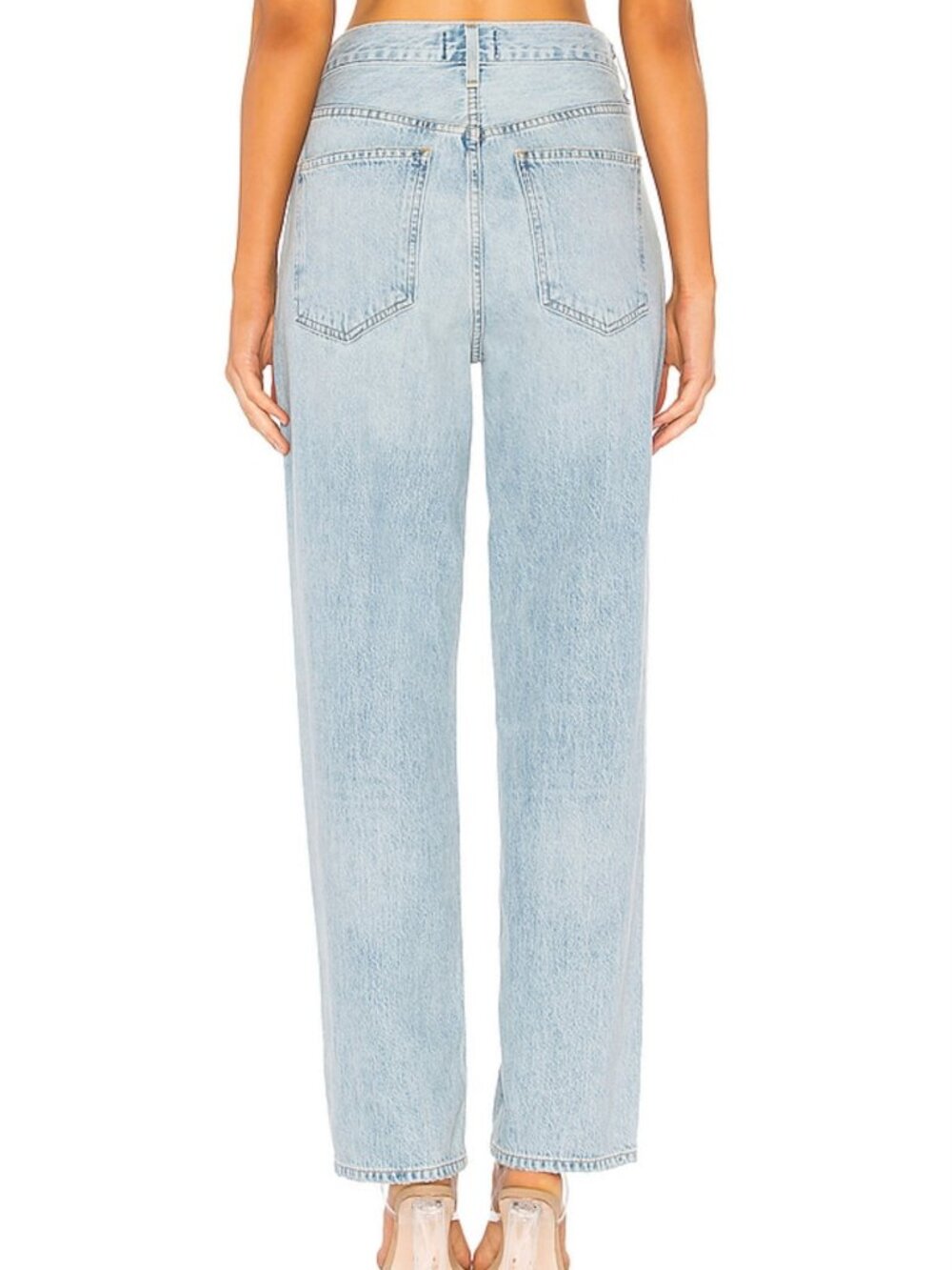 Agolde Criss Cross Upsized Jean in Suburbia - Picture 2 of 8